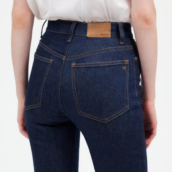 New Madewell The '90s Straight High Rise Norman Wash Jeans Size 28 NWT - Picture 5 of 11